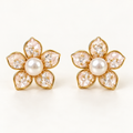 Cherry Blossom pink pearl studs